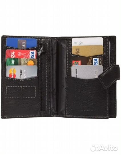 Обложка для автодокументов натуральная кожа