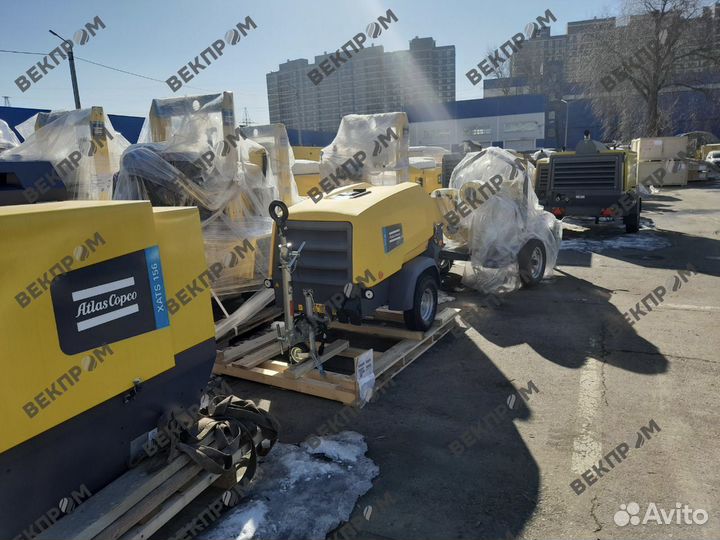 Дизельный компрессор Atlas Copco 12куб/12бар склад