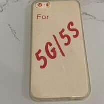 Чехол Apple iPhone 5 5s Se силиконовый прозрачный