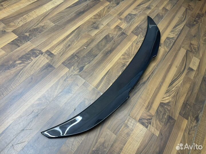 Спойлер для BMW F30 PSM стиль сухой карбон