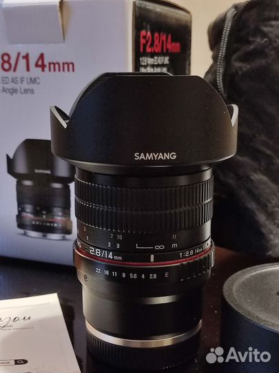 Объектив Samyang 14mm f/2.8 ED AS IF UMC Sony E