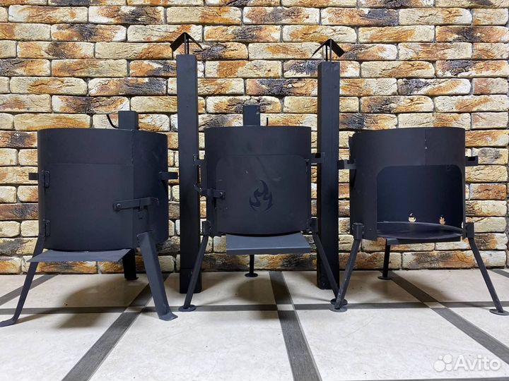 Печь для казана тренога очаг учаг