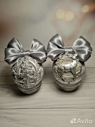 Елочные шары ручной работы