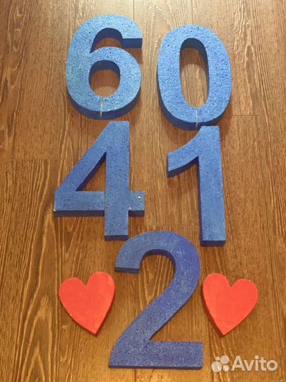 Объемные буквы и цифры