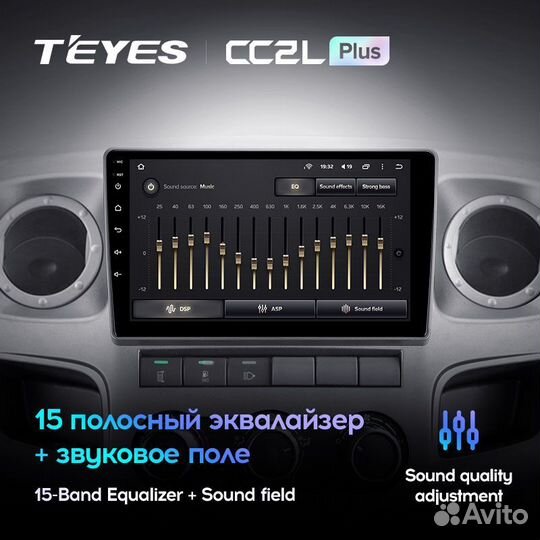 Магнитола Teyes Gazelle Busines газель CC2L +