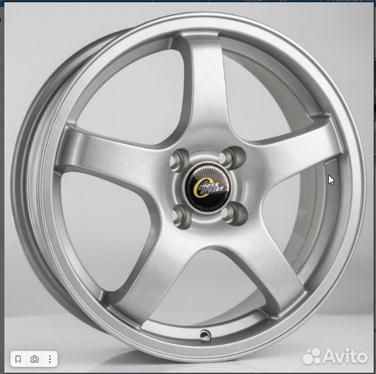 Диски литые R16 4x100 et37 d60.1 6j cross street