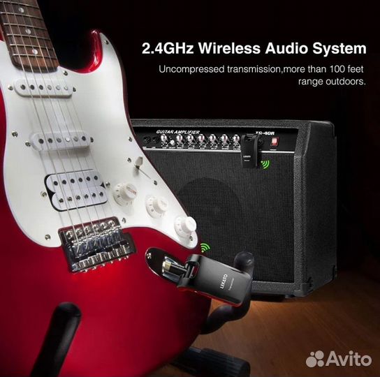 Беспроводной ресивер для гитары lekato