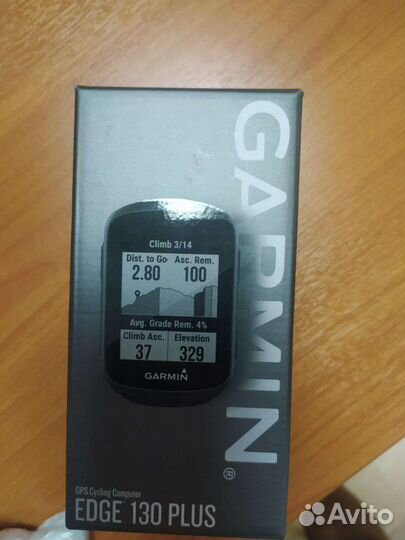 Новый Велокомпьютер Garmin Edge 130 plus