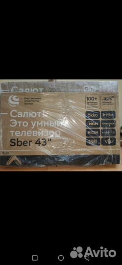 Телевизор sber SDX-43F2012B 43