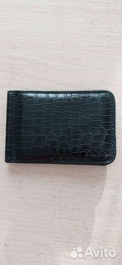 Зажим для денег кожа