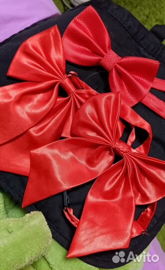 Галстук на шею красные