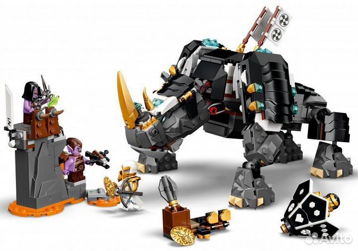 Lego Ninjago 71719 Бронированный носорог Зейна