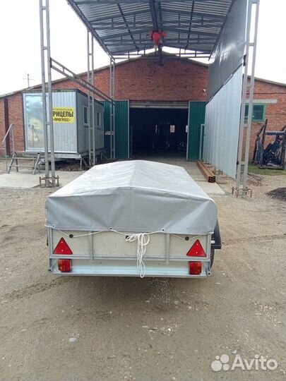 Прицеп Строитель OSB 2*1.3 тент 21см, без колес