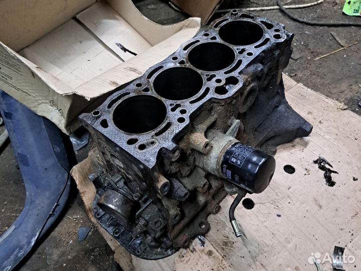 Блок двигателя 4afe toyota avensis carina