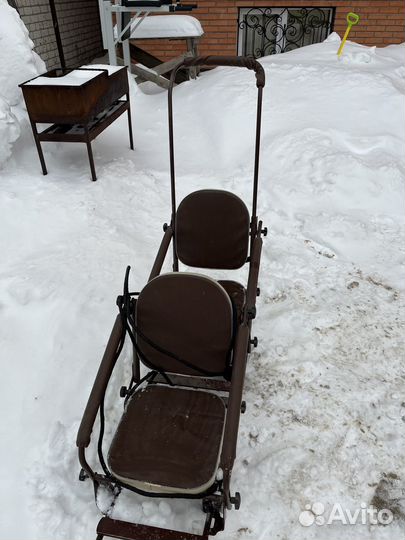 Санки коляска для двойни и погодок бу