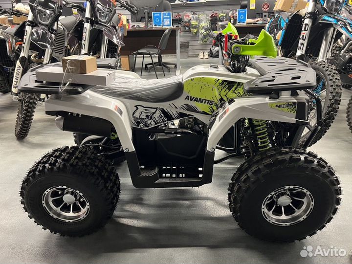 Новый квадроцикл Авантис Оптима 8 Премиум Белый