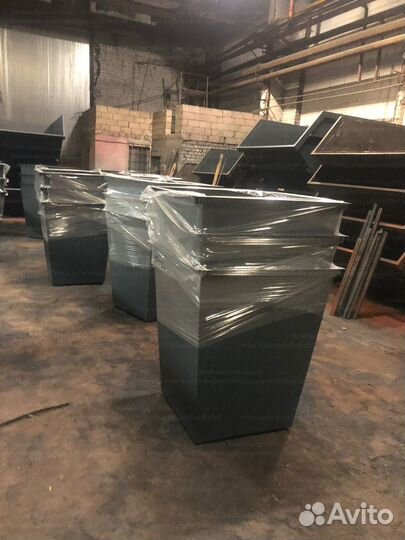 Бак мусорный металлический 0,75м3 MC0794