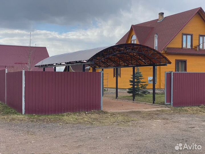 Навесы для автомобиля под ключ