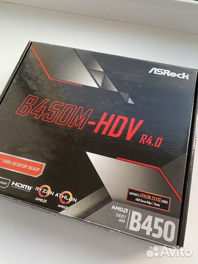 Комплект Ryzen 5 2600 + ASRock B450M + 16GB озу