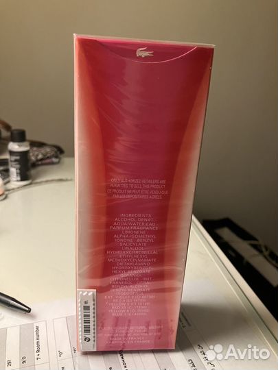 Духи lacoste touch of ping 90 мл оригинал