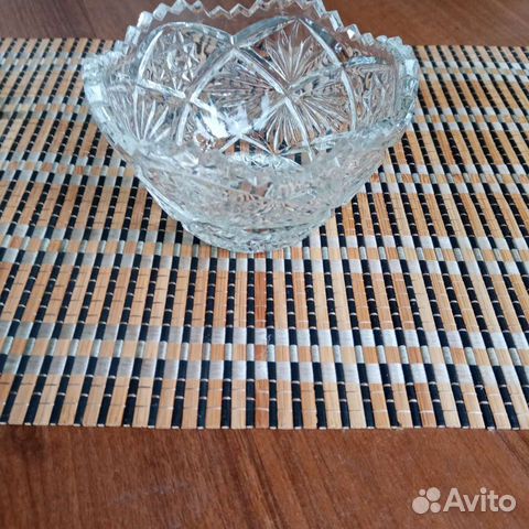 Хрустальная ваза конфетница