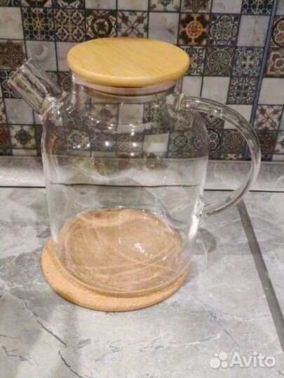 Чайник заварочный стеклянный 1,5л