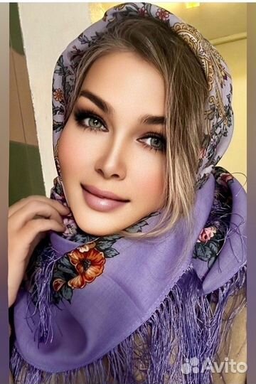 Павлопосадский платок (шаль) 125х125, шерсть, новы