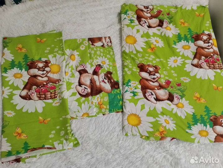Комплект постельного белья в детскую кроватку