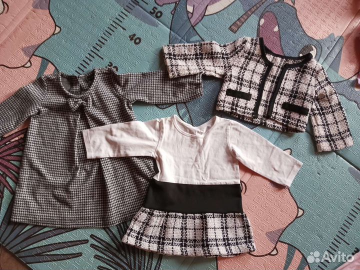 Одежда пакетом для девочки 74-80