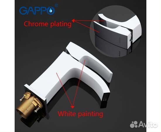 Смеситель для раковины gappo G1007-8