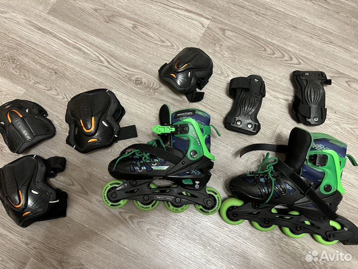 Роликовые коньки детские раздвижные32-35