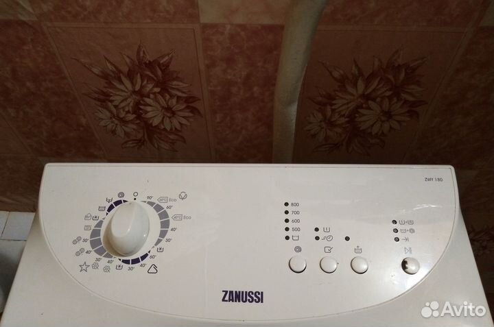 Zanussi с вертикальной загрузкой