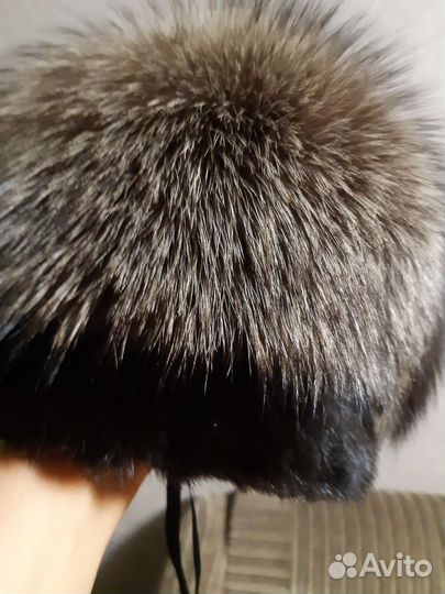 Шапка женская чернобурка