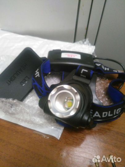Налобный фонарь аккумуляторный