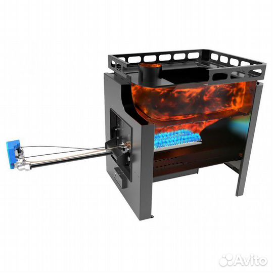 Печь банная RST 20+горелка 40кВт электр(г.Туймазы)