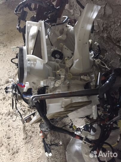 Тойота Камри в55 радиатор печки. Печка