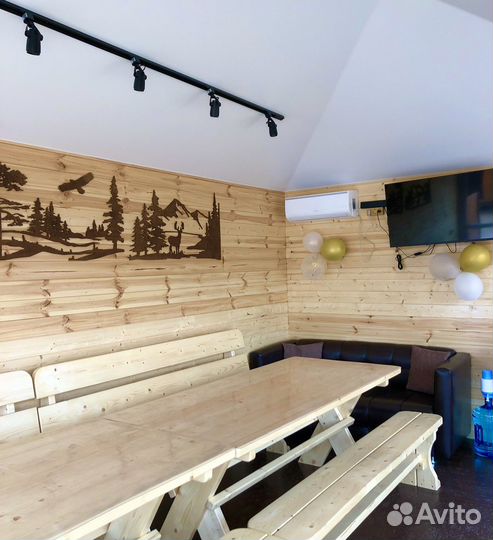 Аренда тёплой беседки с мангальным комплексом