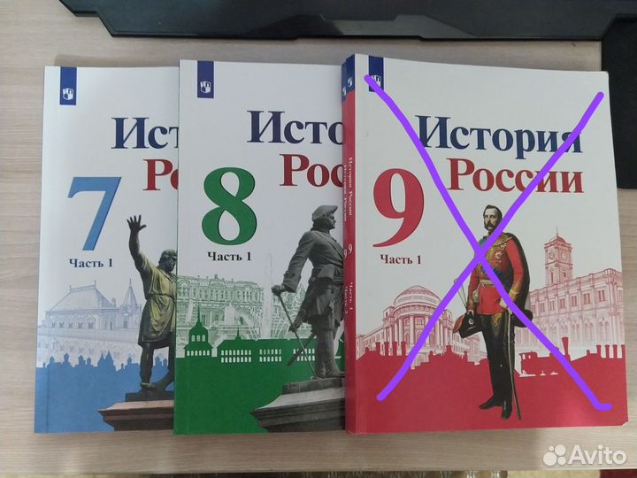 Учебники по истории России 7,8 классы 2 части