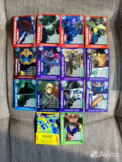 Карточки+ журналы Трансформеры (Tranformers Prime)