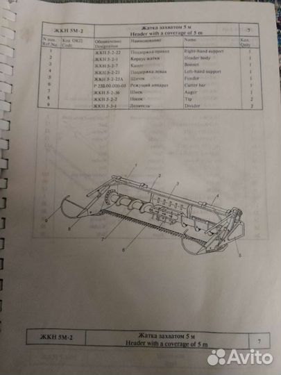 Каталог запасных частей