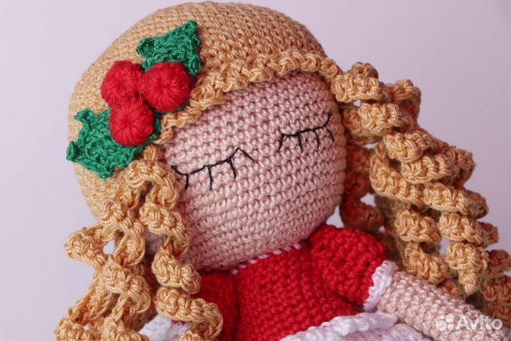 Новогодний подарок Кукла Эльф Рождественский