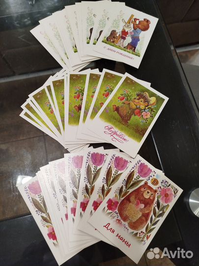 Открытки, 39шт