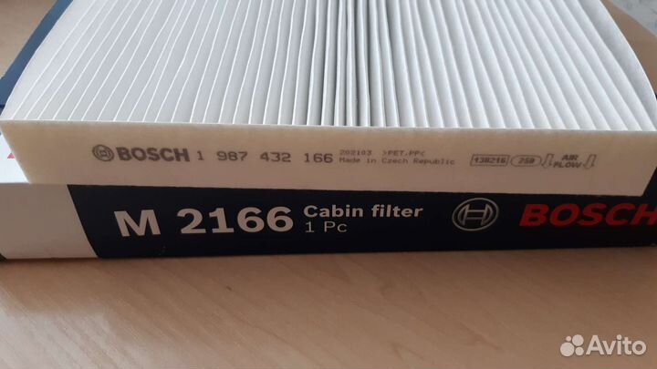 Фильтр салона 1987432166 Bosch