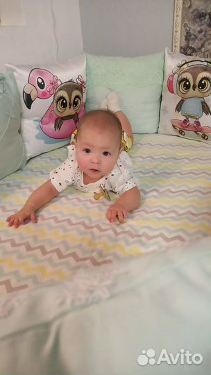 Бортики на овальную кроватку б/у