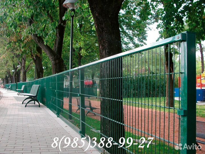 Забор из 3д сетки