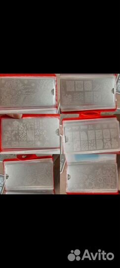 Пластины 26шт для стемпинга с органайзером