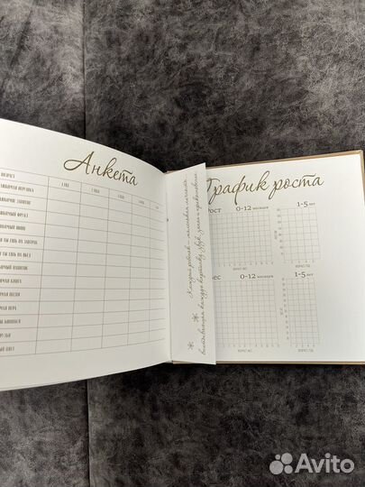 Первый альбом малыша