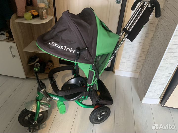 Детский велосипед- коляска с ручкой