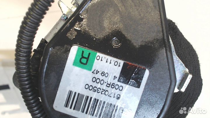 Ремень безопасности Opel Astra J, 2011