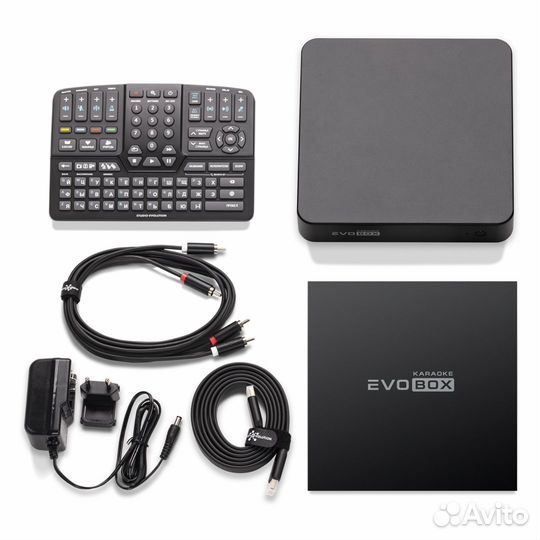 Караоке Evobox Black + микрофоны в подарок